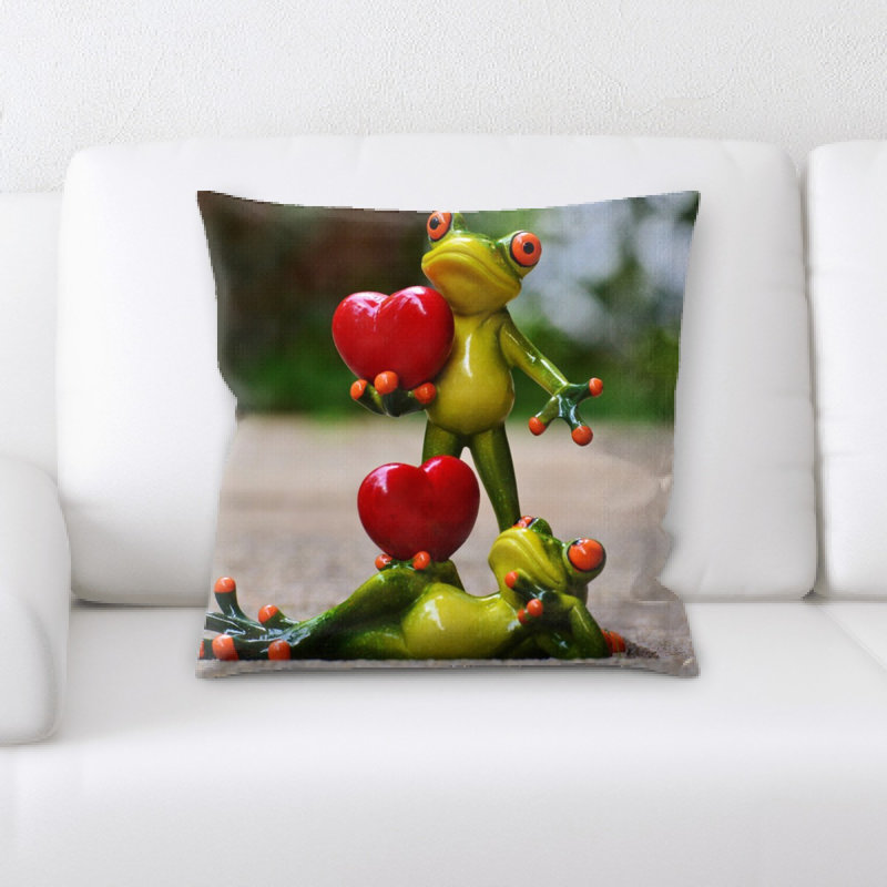 Coussin de grenouilles