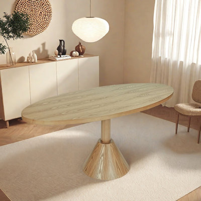 Table de salle à manger en bois naturel