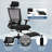 Makenzie Ergonomic Office chair with Adjustable Armrest and Foldable Backrest,minimal assembly-809518339