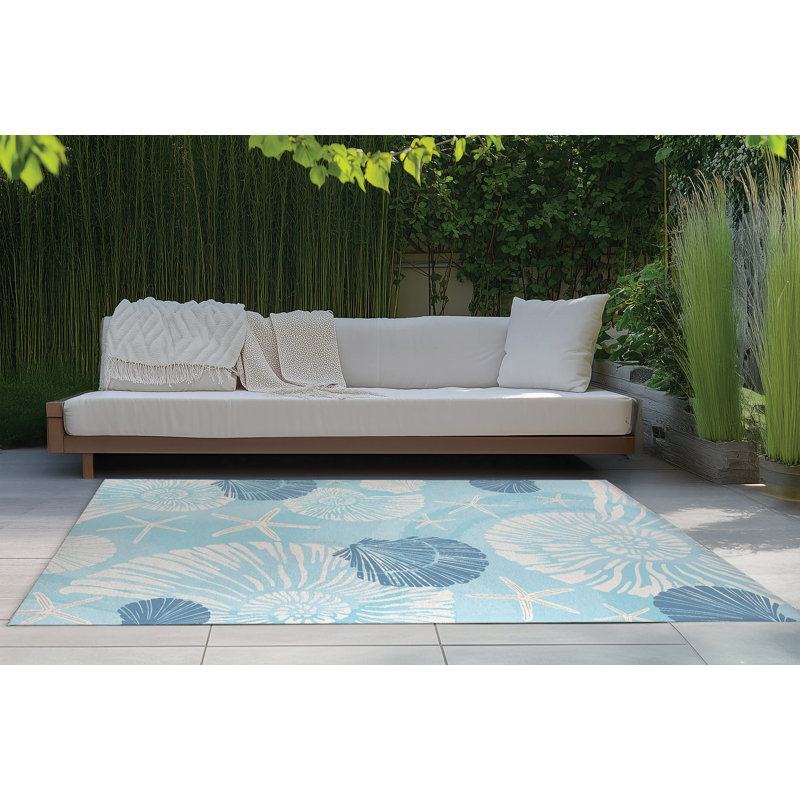 Tapis d'extérieur étoile de mer, Rectangulaire 8 pi x 10 pi