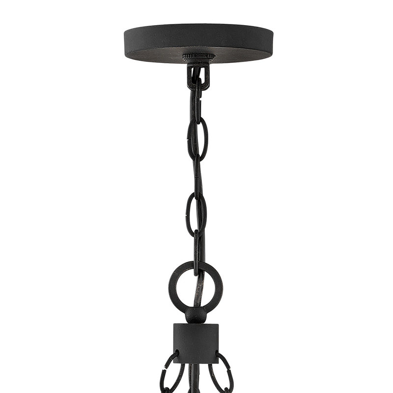 Sawyer Outdoor Chandelier, 23" H x 24" W x 24" D