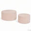 Ensemble de 2 poufs cylindriques rembourrés-1815984023-1815984026