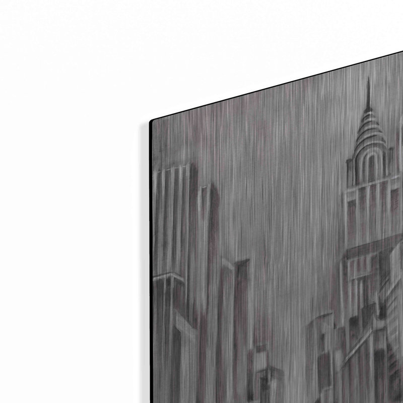 «Art Deco Cityscape I» par Ethan Harper - reproduction non encadrée, L 12 po x H 16 po