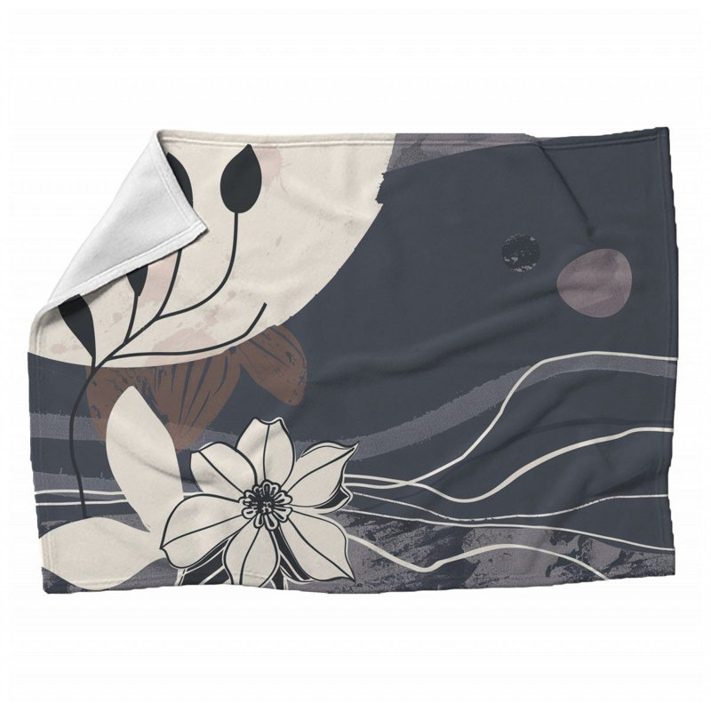 Machine Printed Throw Blanket, Throw