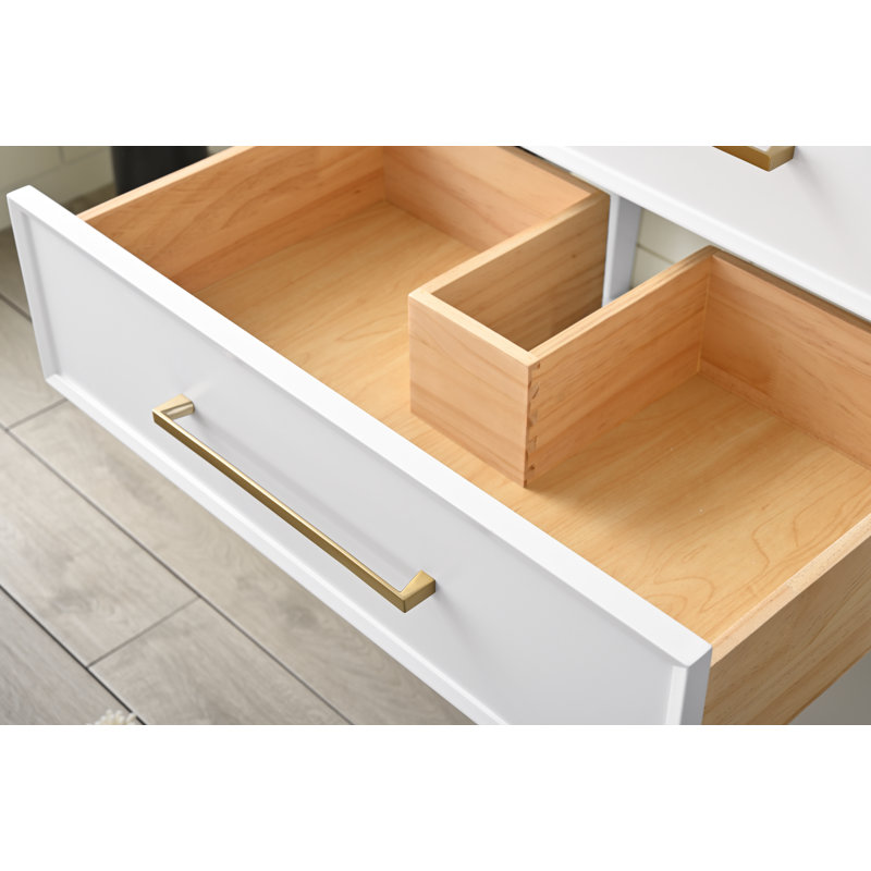 Ensemble de meuble-lavabo simple 30,13 po Brodnax, Blanc