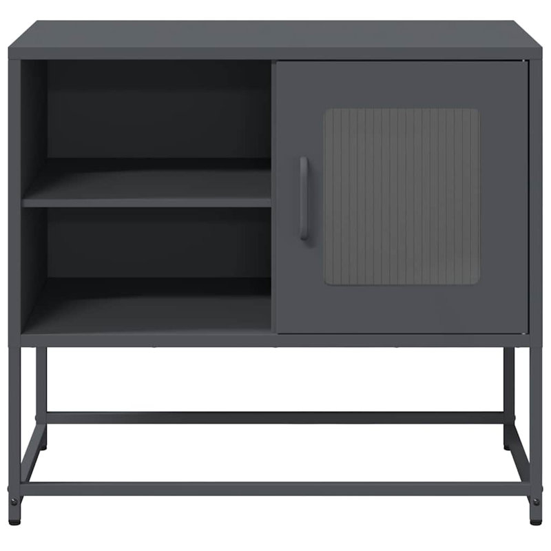 Unfinished TV Stand for TVs up to 28", Anthracite