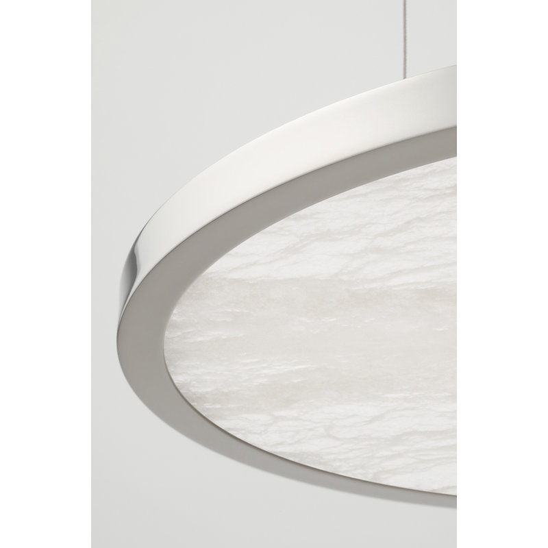 Eastport - 24" Led Pendant - Polished Nickel Finish, 1.75" H x 36" W x 36" D, Polished Nickel