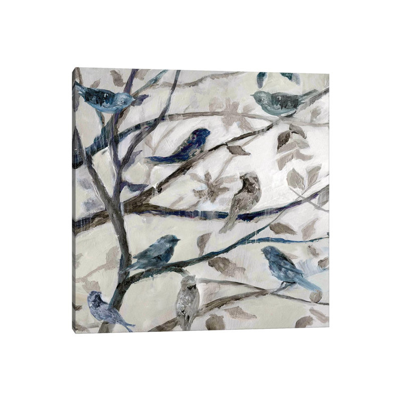 Morning Song I by Nan - Painting on Canvas, 93.98 cm H x 93.98 cm W x 3.175 cm D, Wrapped Canvas