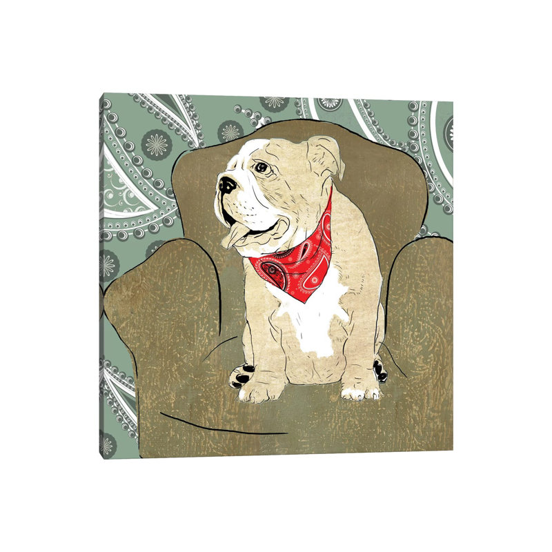 Herc by Allison Pearce - Wrapped Canvas Painting, 45.72 cm H x 45.72 cm W x 3.175 cm D