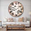 Motif floral avec oiseaux - Horloge murale traditionnelle-36845764