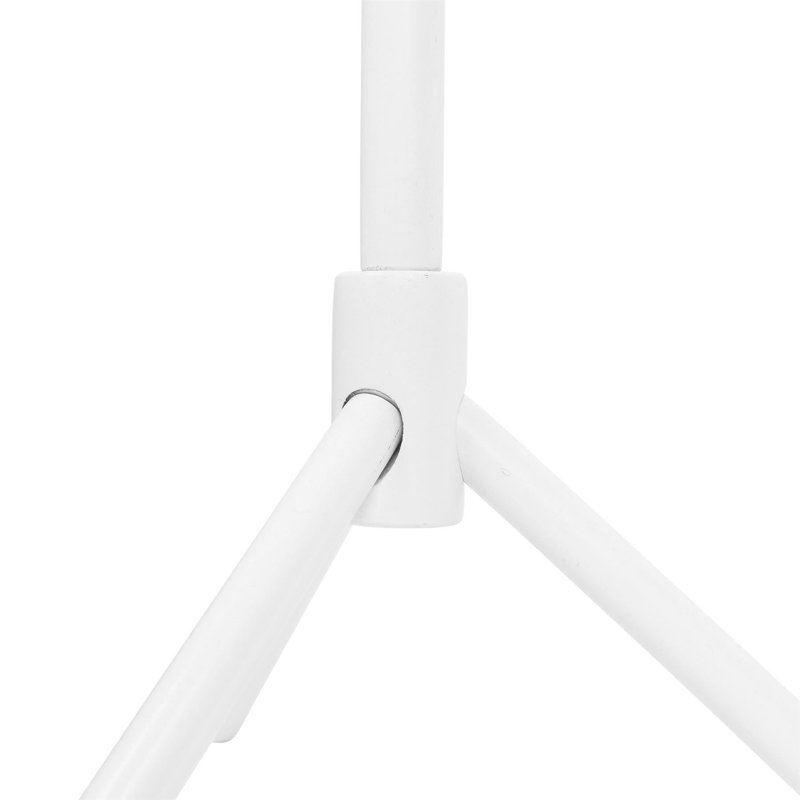 Solid Beech Wood Freestanding Coat Stand, White