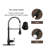 Akicon Pull Down Kitchen Faucet-70944503