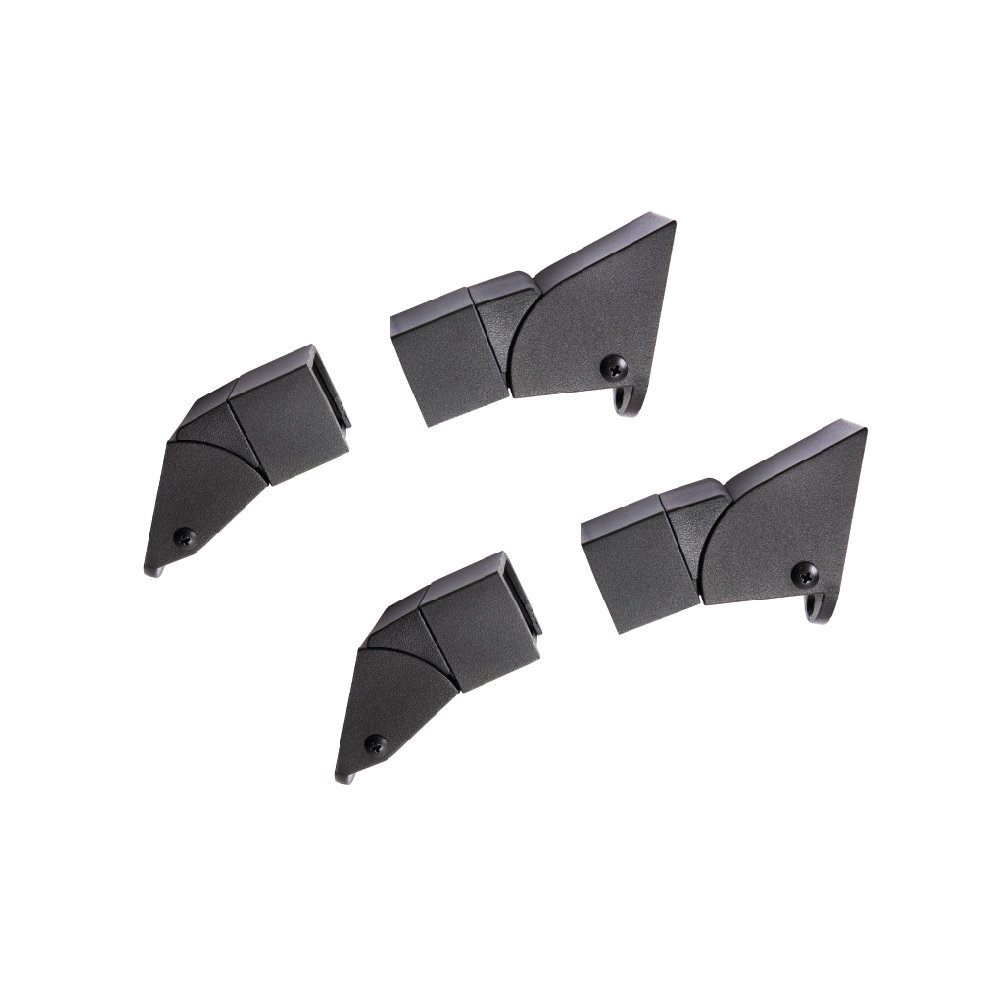 Fe26 1 in. Steel Simplified Stair Bracket (Set of 4) Fortress Building Products