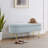 Oval Storage Bench With Metal Legs-1927866904