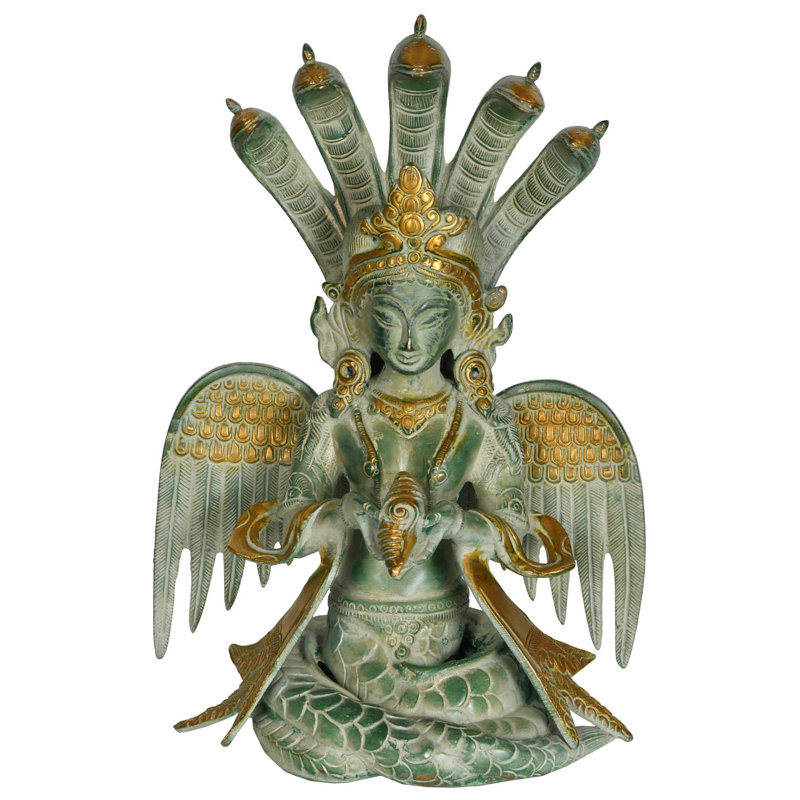 Femme serpent (Naga Kanya), Vert antique