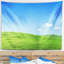 Tapisserie paysage paysage vert pré-28492248
