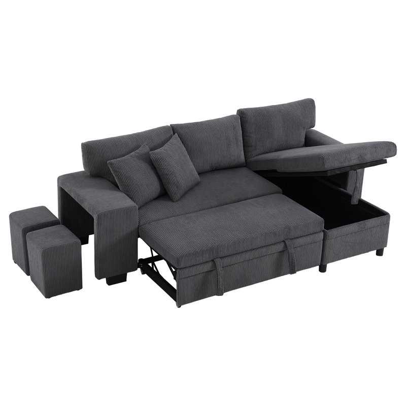 Sectional, Grey