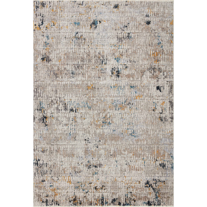 Tapis beige tissé à la machine Ballycraigy, Tapis de couloir 2 pi 7 po x 10 pi 10 po