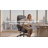 Ergonomic Executive Office Chair with Footrest and Flip-Up Arms-1363452458-1362444965