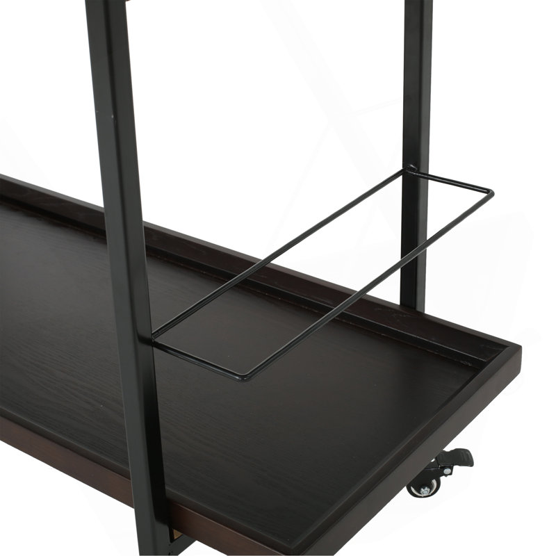 Versatile And Stylish Bar Cart For Organizing And Displaying