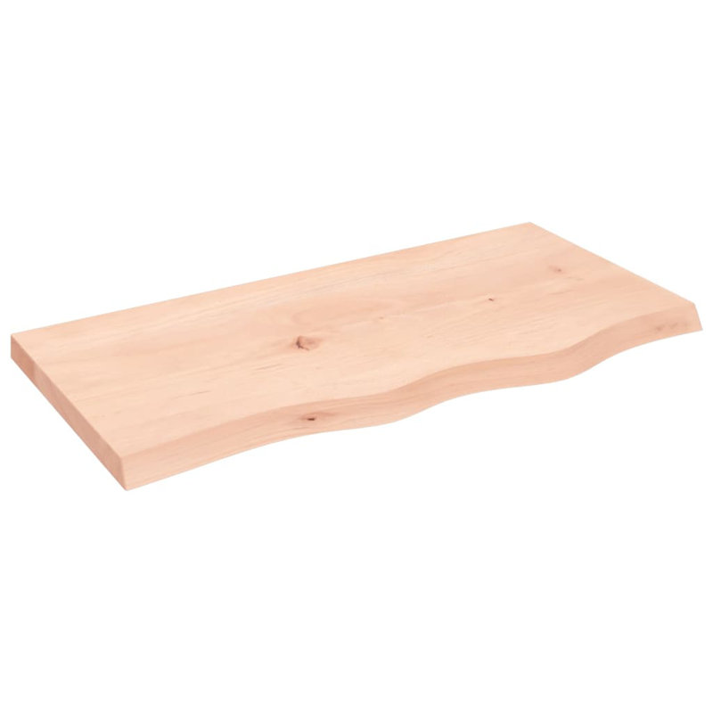 Bois massif traité avec meuble-lavabo vidaXL, Brun clair