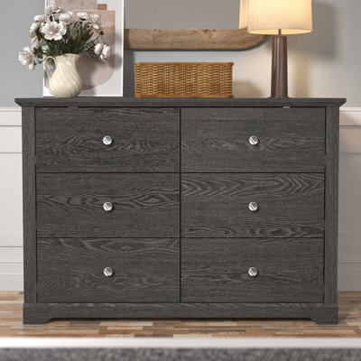 Kepner 6 Drawer 46.3'' W Double Dresser