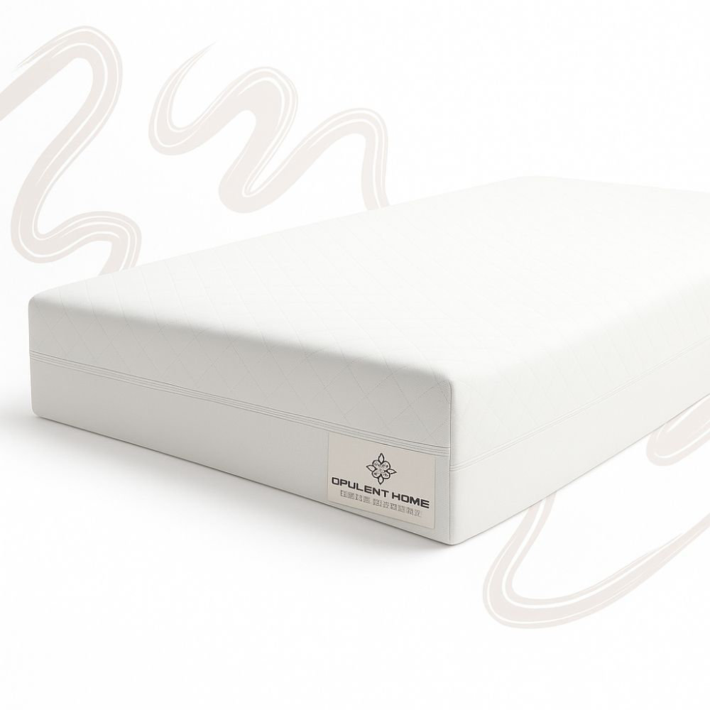 Opulent Home Cot Bed Mattress Waterproof Anti-Allergy Baby Mattress With Removable Washable Zipped Cover