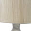 Forme du culot de la lampe de table en verre D15x23 "(excluant les ampoules)