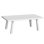 Mykonos Rectangular Metal Outdoor Coffee Table , 43'' in. W 24'' in. D