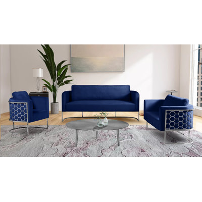 Casa 75.5'' Velvet Sofa