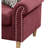 Velvet Reversible Sectional Sofa
