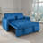 3-in-1 Convertible Sofa Bed With Reclining Backrest, Pull-out Couch With Pillows-1787867712