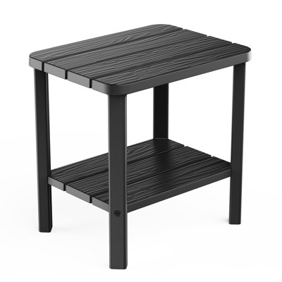 Table d'appoint moderne à deux niveaux