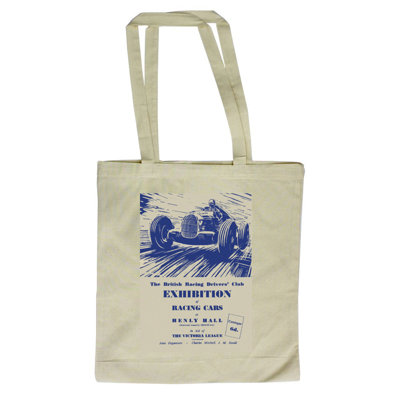 British Racing Drivers Club Exhibition of Racing Cars at Henly Hall Tote Bag