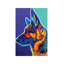 Schatze The German Shepherd by DawgArt - Print on Canvas-42157298-56678290