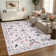 Goldene Animal & Insect Machine Washable Area Rugs with Non-Slip Backing for Living Room, Dining Room, Bedroom