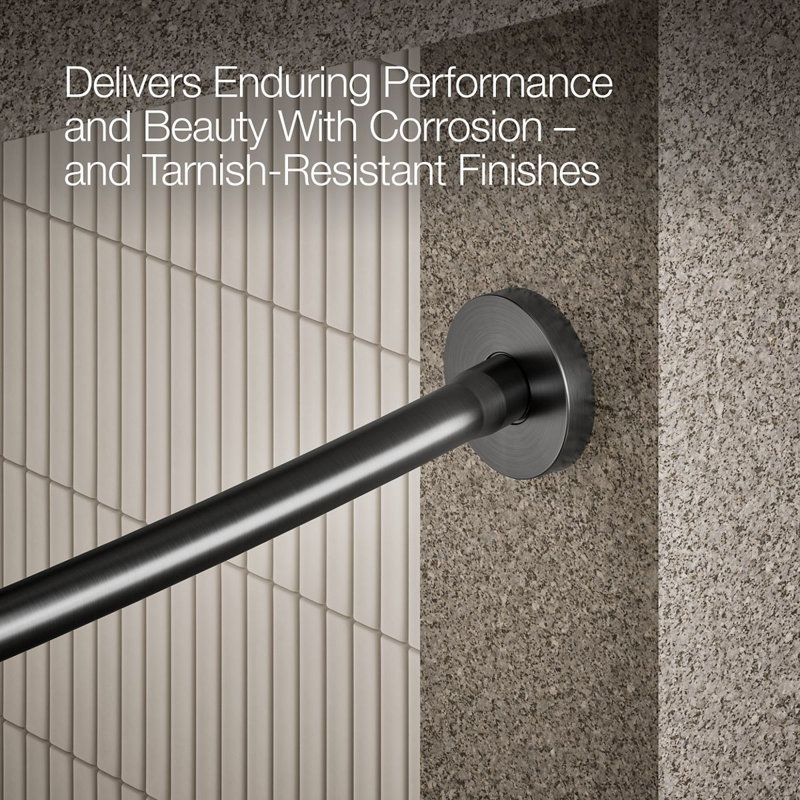 Expanse Contemporary Design Curved Shower Rod