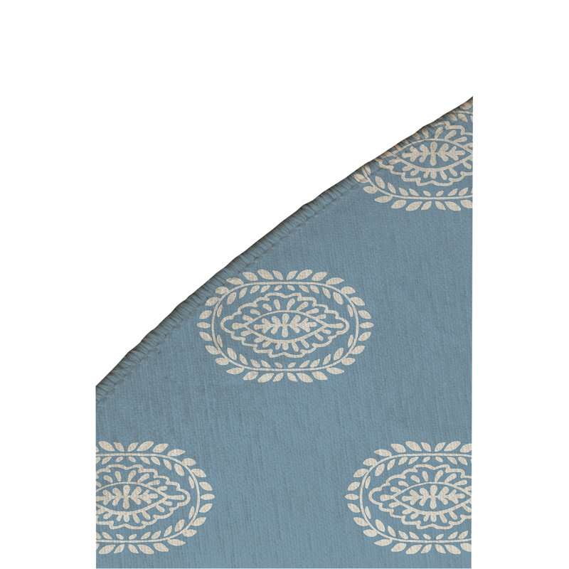 Maddy Non Slip Outdoor Rug, Round 5'