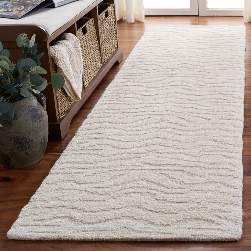 Harvest 122 Hand Tufted Wool Abstract Rug, Runner 2'3" x 9'
