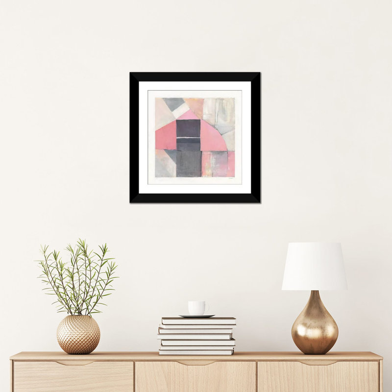 « blushing mariée », reproduction sur toile, H 18 po x l 18 po x P 1,5 po, Papier d'art encadré noir, Blanc