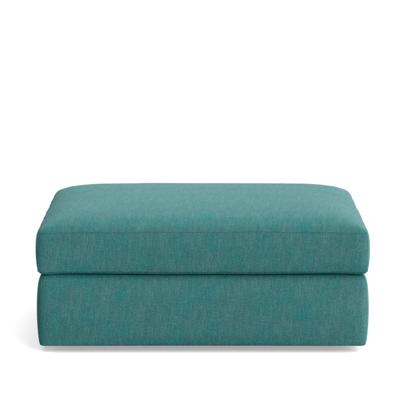 The OG Ottoman, Performance Weave - Spruce