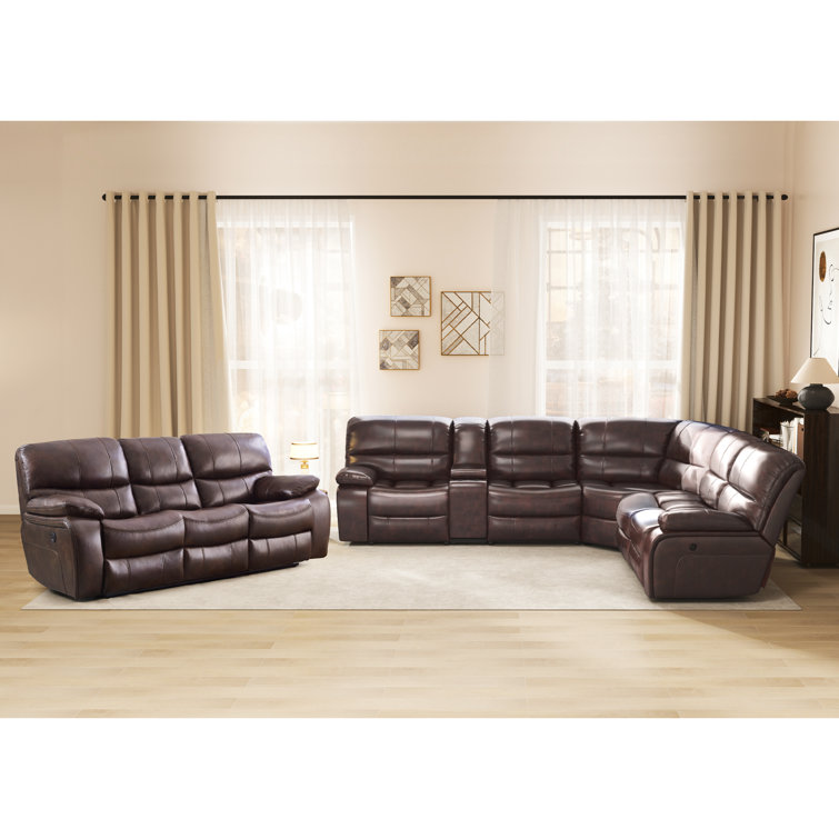 Cilley 4- Piece Soft Cushion Arm Console Power Controlled Recliner
