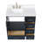 37'' Single Bathroom Vanity with White Quartz Top-93359451