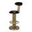 Sedes Swivel Upholstered Counter Stool with Metal Frame-61272599