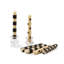 Mini Black And Ivory Dinner Candles Set Of 6