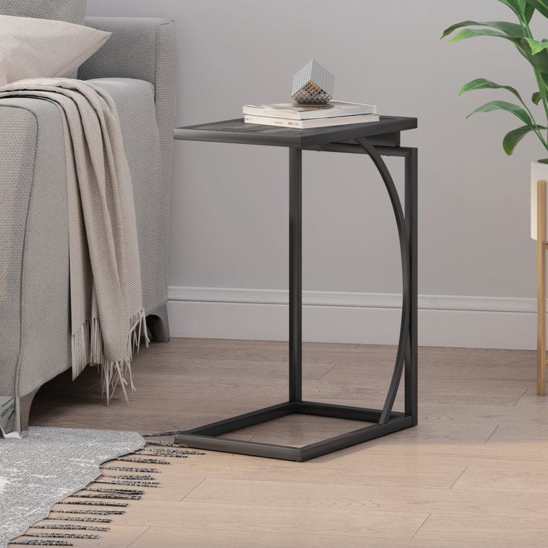 METAL END TABLE