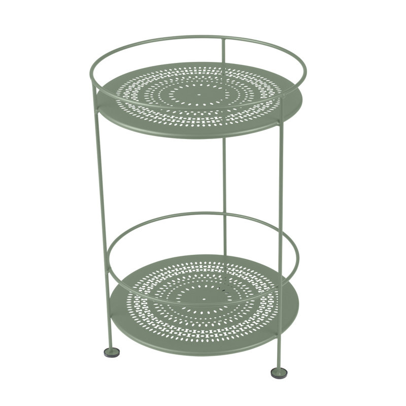Guinguette Outdoor Round Side Table, Cactus