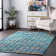 Hughes Chevron Cotton Hand Woven Area Rug