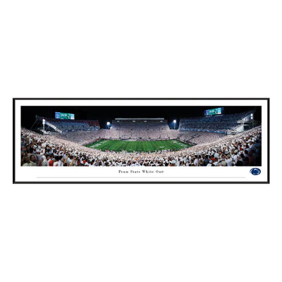 Penn State White Out Football Panoramic Print
