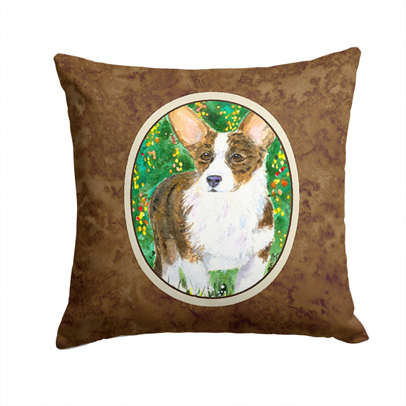 Corgi Indoor/Outdoor Throw Pillow
